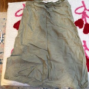 Cotton On Olive Green Elastic Waist Skirt